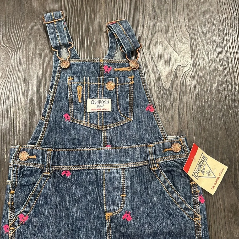 NWT Oshkosh B’gosh Denim Overalls
